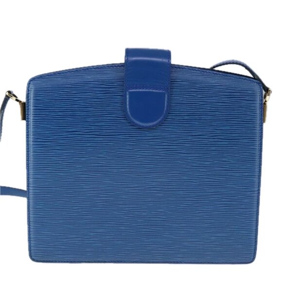 LOUIS VUITTON Epi Capuchin Shoulder Bag Blue - Picture 2 of 14